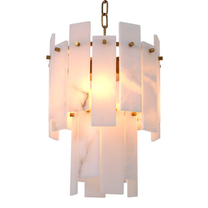 Lustre doré en albâtre | Eichholtz Acevedo
