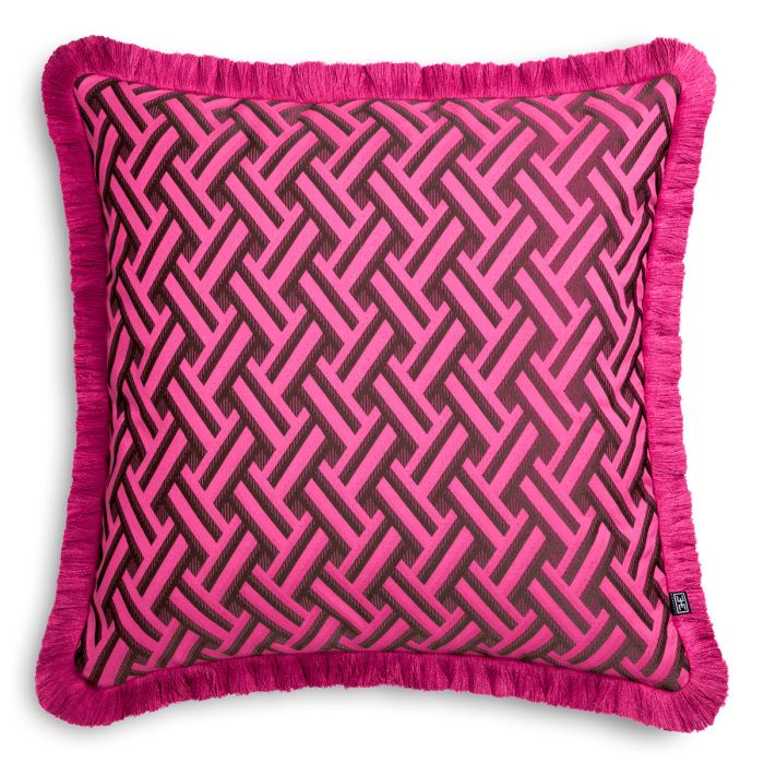 Coussin carré en tissu rose | Eichholtz Doria L