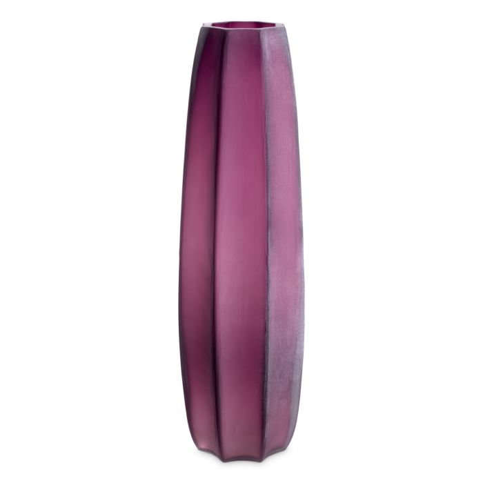 Vase en verre soufflé violet | Eichholtz Tiara L