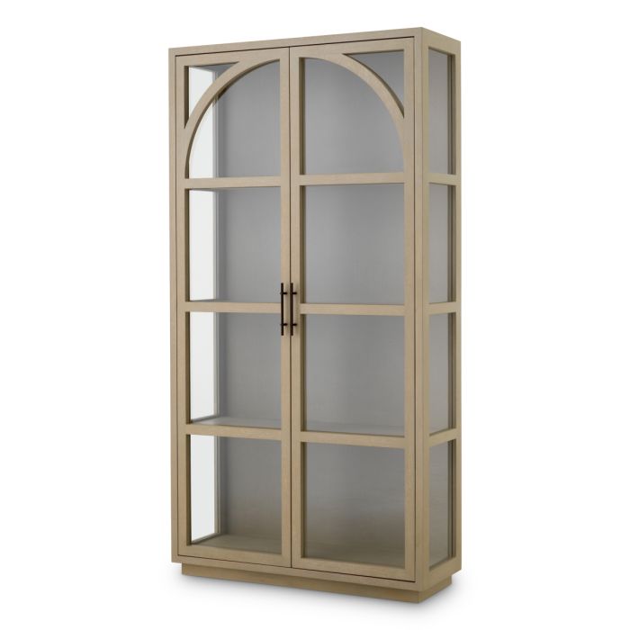 Vitrine en chêne blanchi | Eichholtz San Bernardino