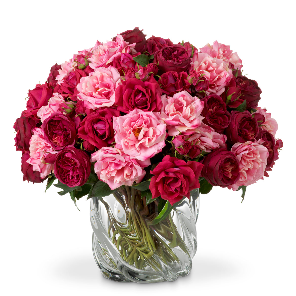 Bouquet de roses réalistes trois tons pêche 72 pcs/3 variétés | Eichholtz Bouquet of Roses real touch 72 pcs/3 varieties - vue principale | REMO-HOME