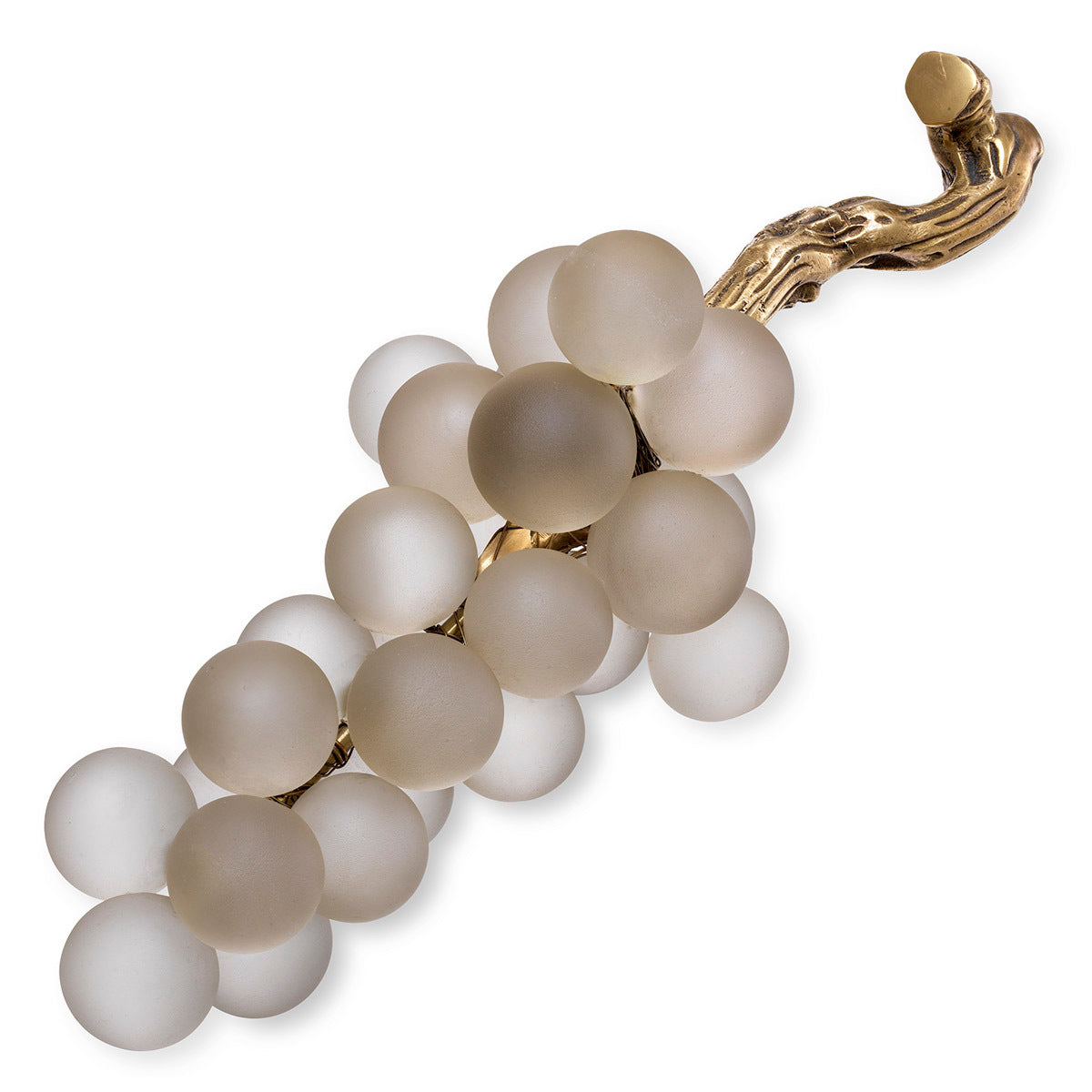 Objet raisins français en laiton vintage blanc | Eichholtz French Grapes - vue principale | REMO-HOME
