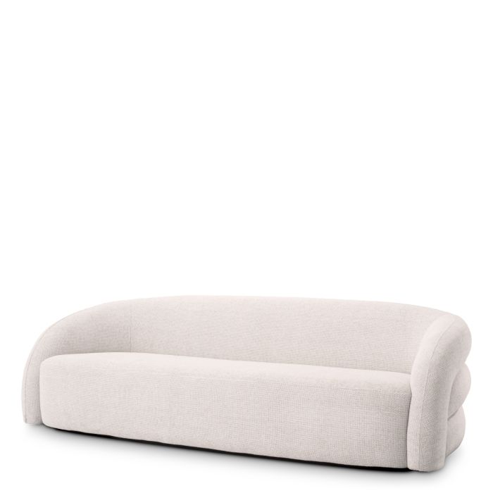 Canapé 3 places en tissu blanc cassé | Eichholtz Novelle