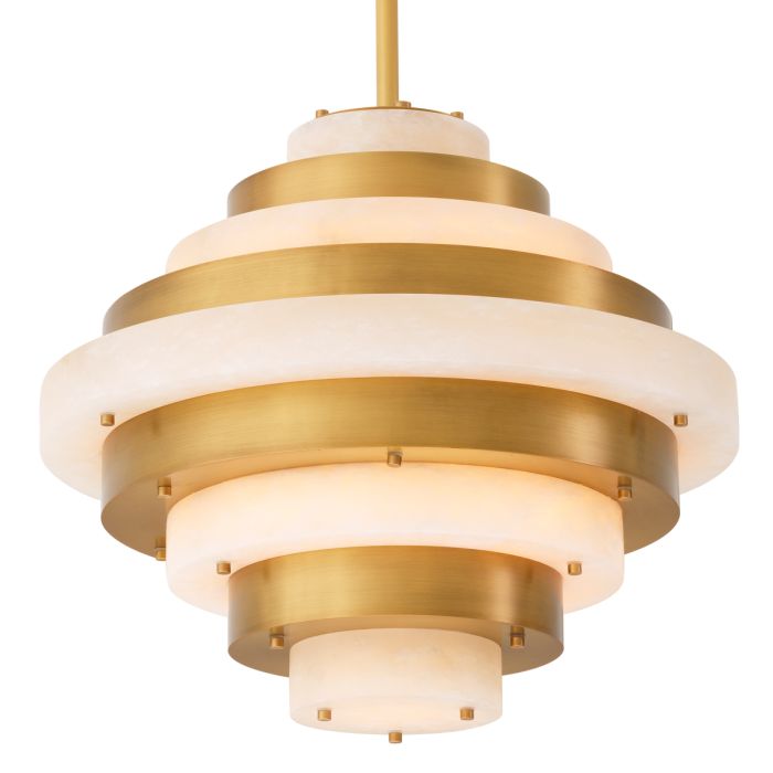 Lustre doré en albâtre | Eichholtz Lazzari
