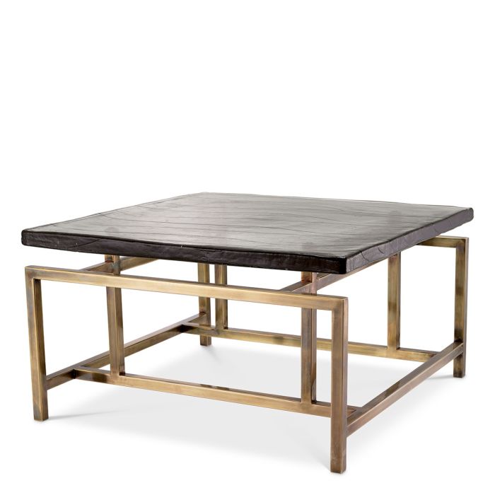 Table basse dorée en verre soufflé | Eichholtz Schlumberg