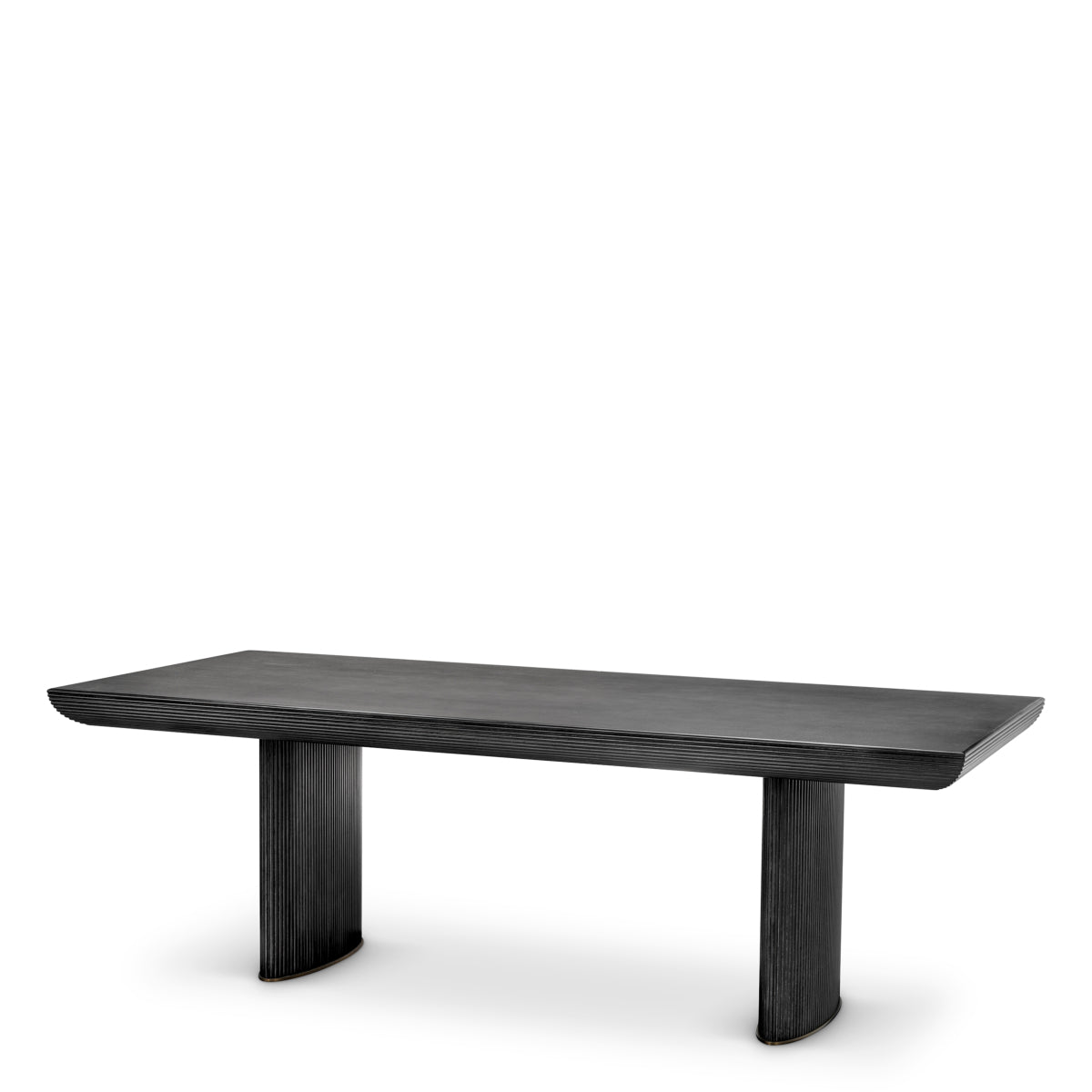 Table à manger en placage chêne gris anthracite | Eichholtz Winston - vue principale | REMO-HOME