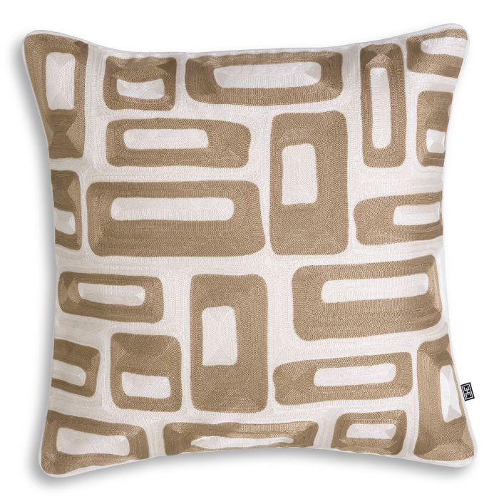 Coussin carré en tissu doré | Eichholtz Cerva
