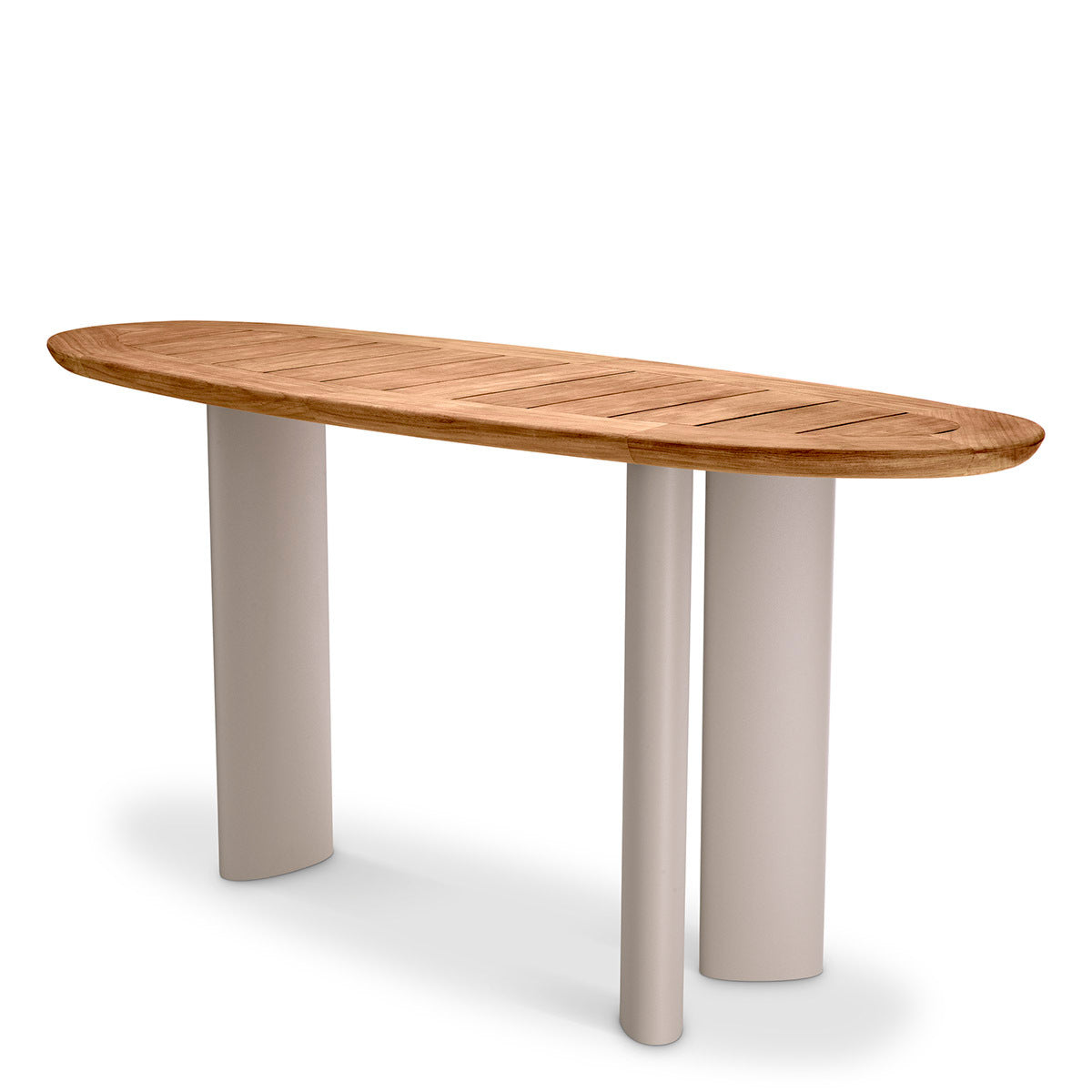 Table console extérieure en teck naturel | Eichholtz Free Form - vue principale | REMO-HOME