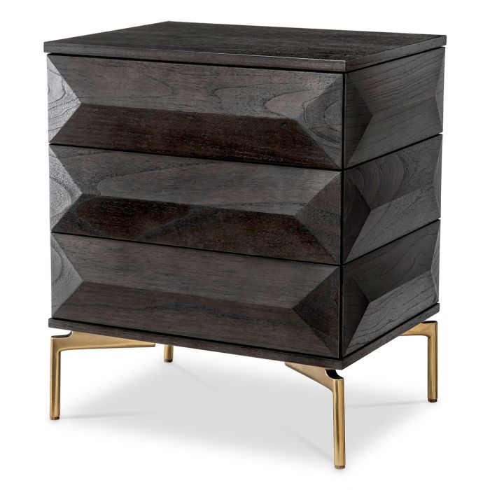 Table de chevet en chêne moka | Eichholtz Denver