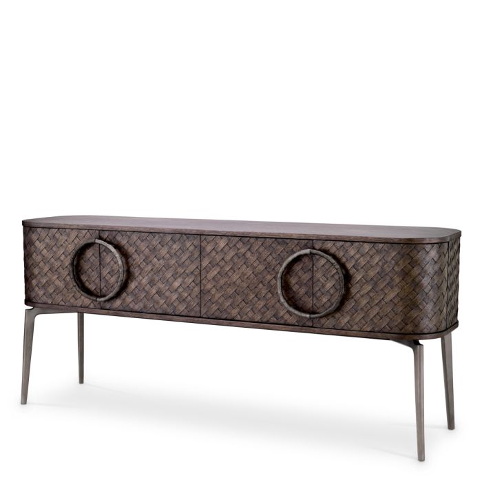 Buffet en chêne tressé marron | Eichholtz Nilsson