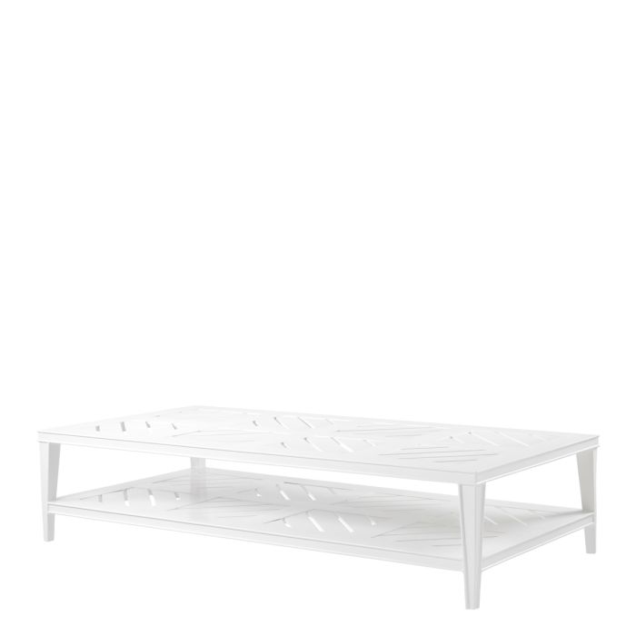 Table basse extérieur en métal blanc | Eichholtz Bell Rive
