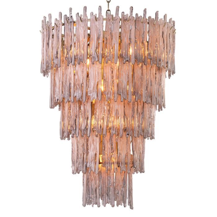 Lustre doré en verre fumé | Eichholtz Saint Roch L