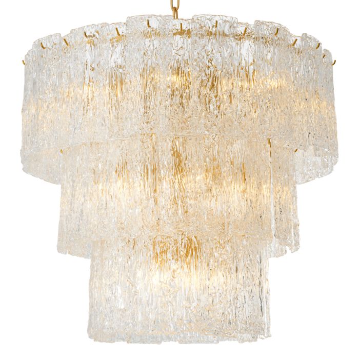 Lustre doré en verre soufflé | Eichholtz Almeria