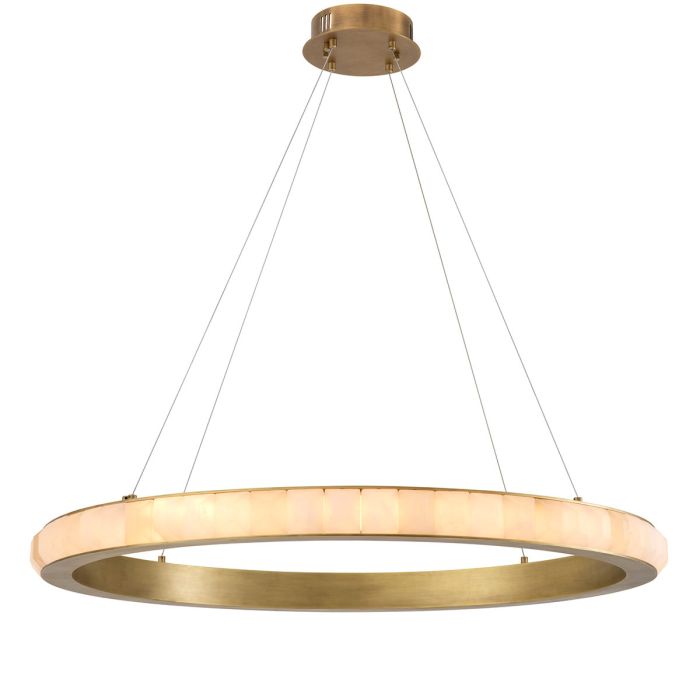 Lustre doré en albâtre | Eichholtz Cabildo
