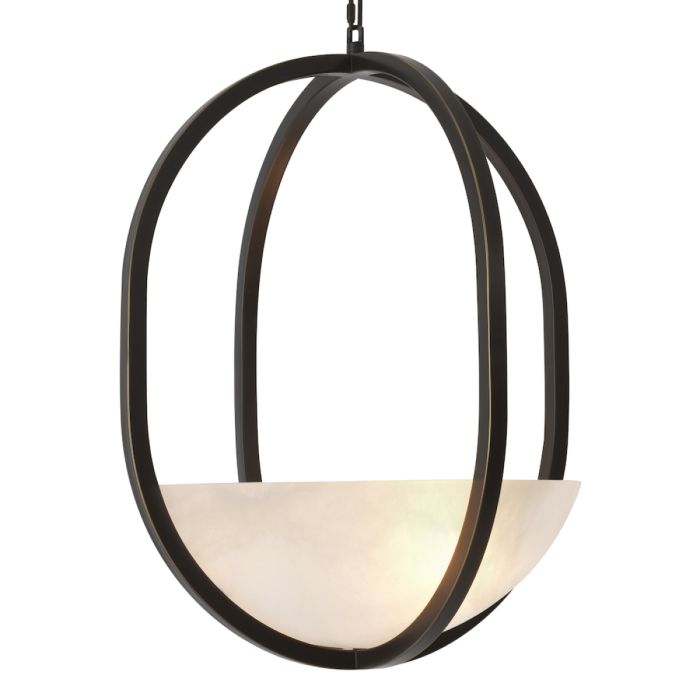 Lustre en bronze et albâtre | Eichholtz Scapa