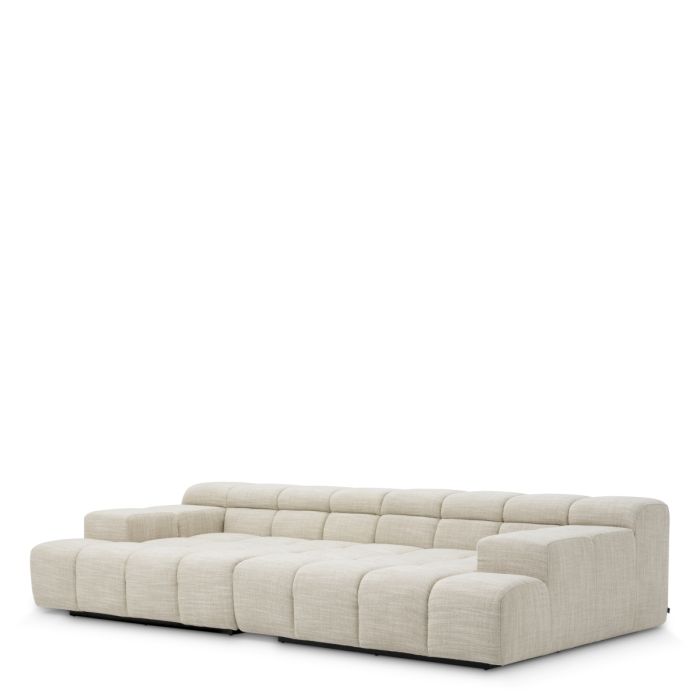 Canapé modulable méridienne en tissu beige | Eichholtz Hunter Right