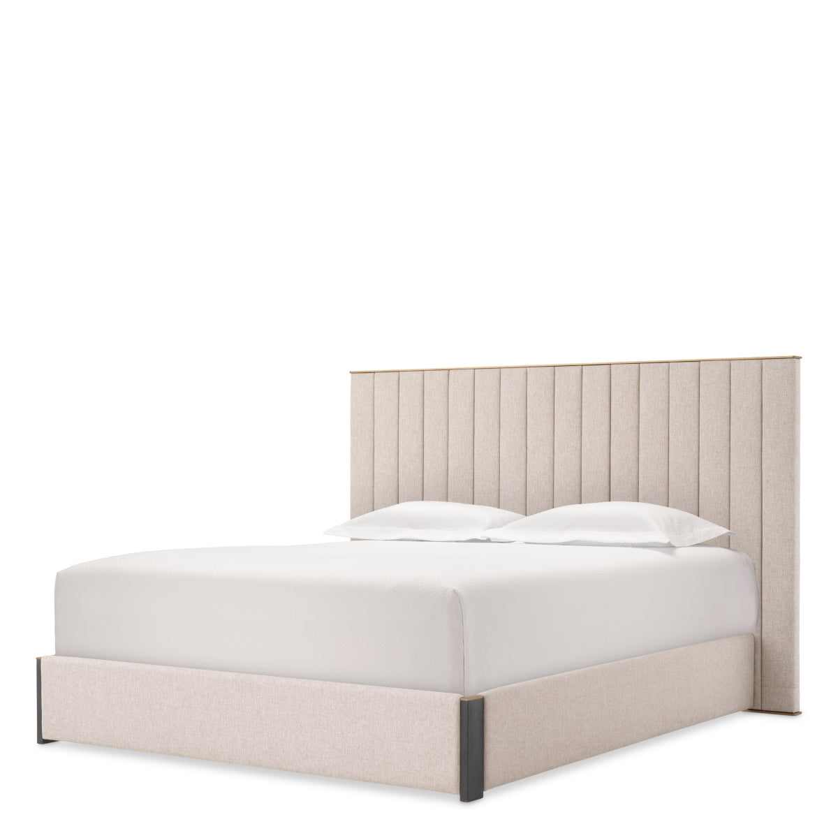 Cadre de lit en loki naturel | Eichholtz Elisio - vue principale | REMO-HOME