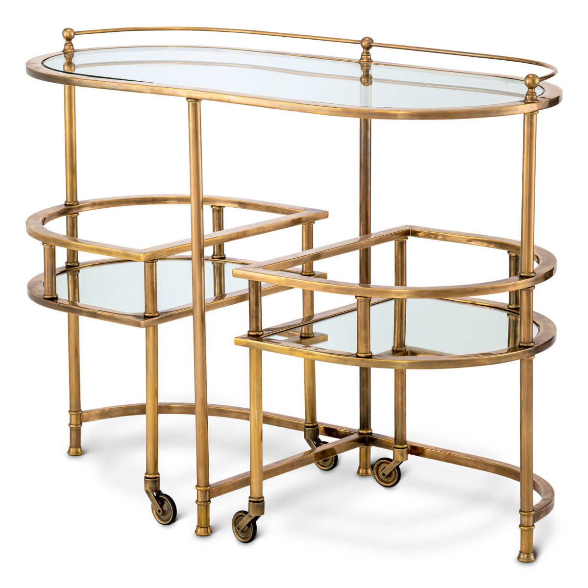 Chariot en laiton vintage | Eichholtz Lavalle - vue principale | REMO-HOME