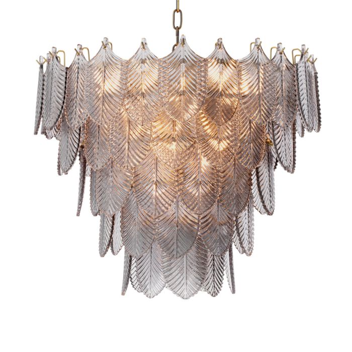 Lustre doré en verre fumé | Eichholtz Verbier S