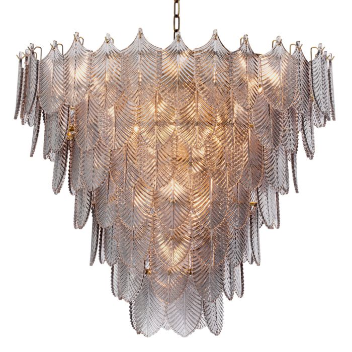 Lustre doré en verre fumé | Eichholtz Verbier L