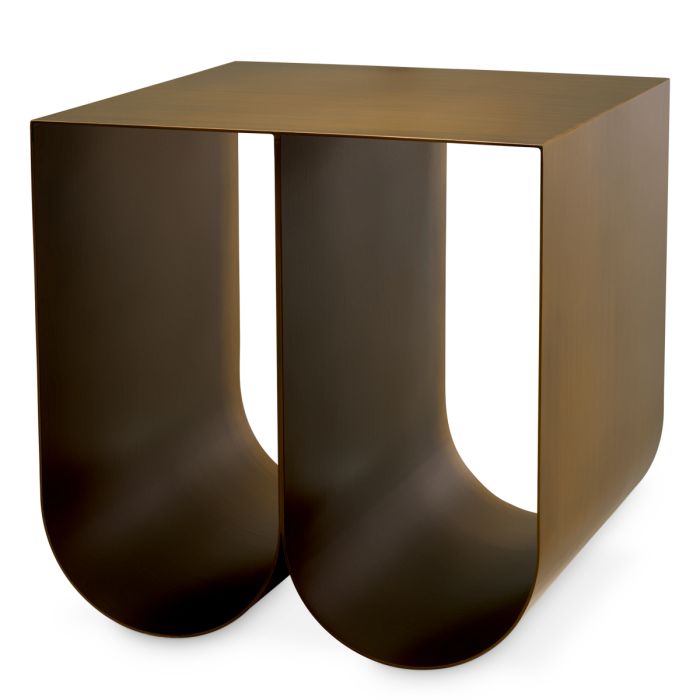 Table d'appoint en laiton brossé | Eichholtz Rafaello