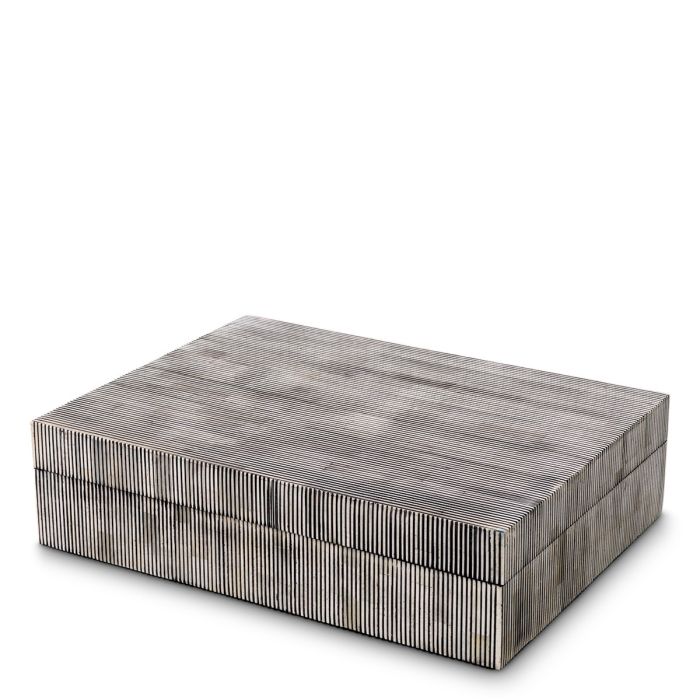 Boîte en marqueterie d'os gris | Eichholtz Lucille L