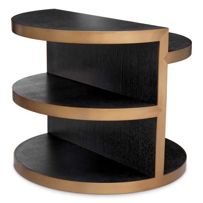 Table d'appoint en chêne anthracite | Eichholtz Nilo