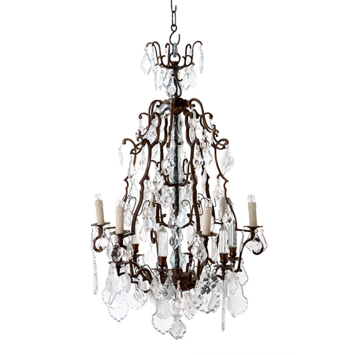 Lustre en cristal et métal doré | Eichholtz Château De Wideville - vue principale | REMO-HOME