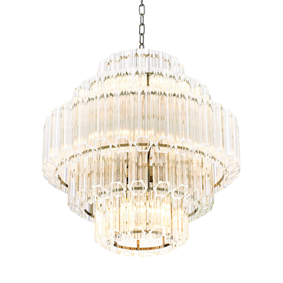Chandelier en nickel | Eichholtz Vittoria S - vue principale | REMO-HOME