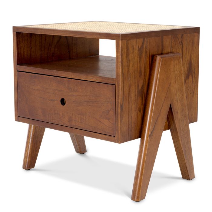 Table de chevet en bois marron | Eichholtz Latour
