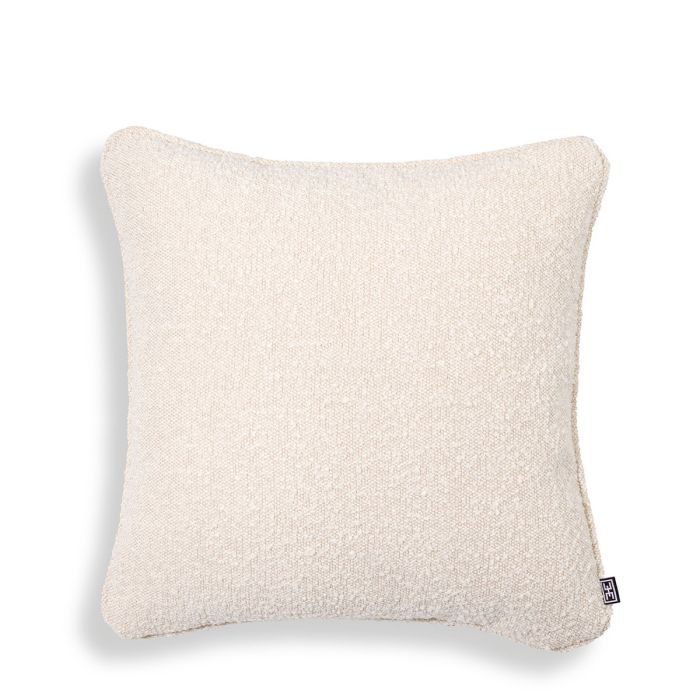 Coussin carré bouclé crème | Eichholtz Boucle S