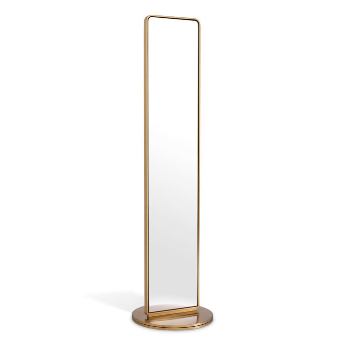 Miroir sur pied en laiton brossé | Eichholtz Novo
