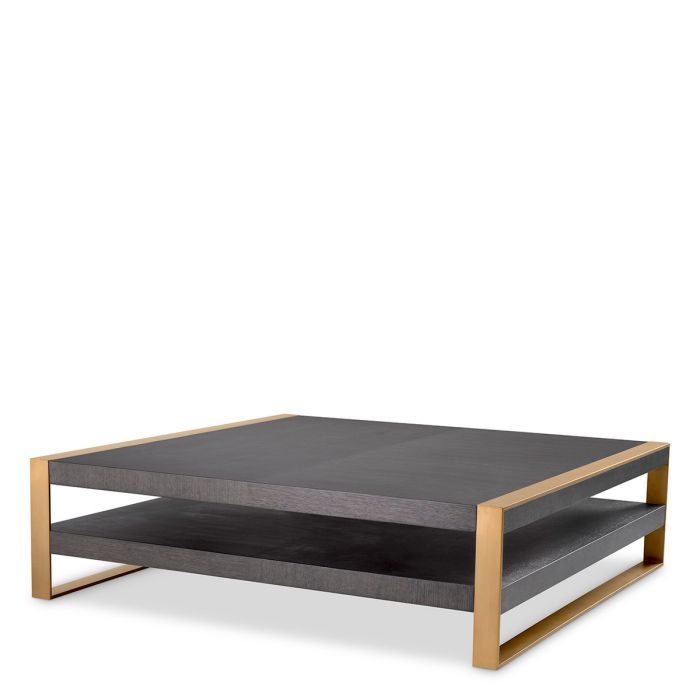 Table basse en chêne anthracite | Eichholtz Guinness