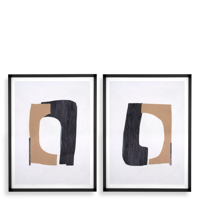 Impression d'art abstrait (lot de 2) | Eichholtz Cardboard
