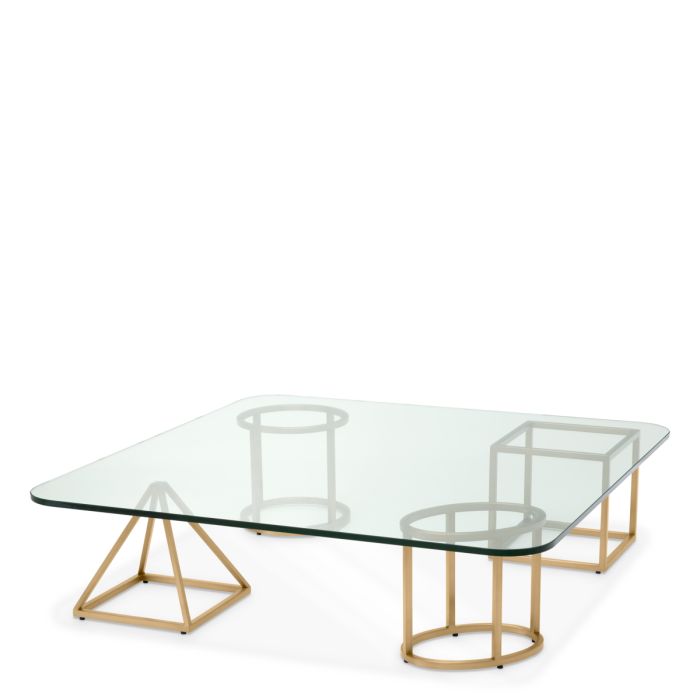 Table basse en laiton brossé | Eichholtz Speiser
