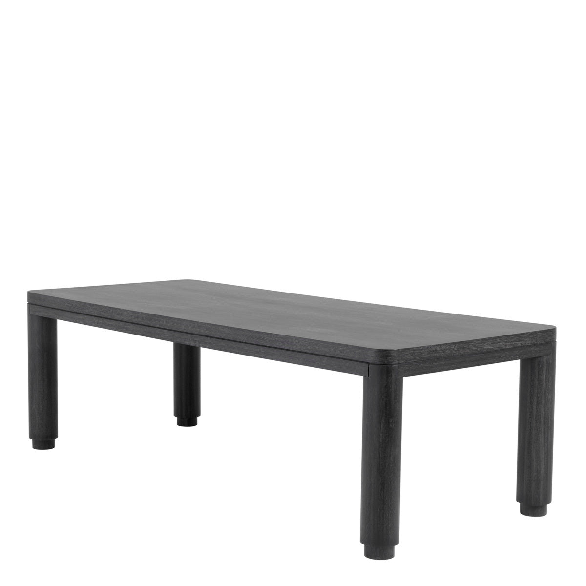 Table à manger en placage chêne gris anthracite | Eichholtz Atelier S - vue principale | REMO-HOME