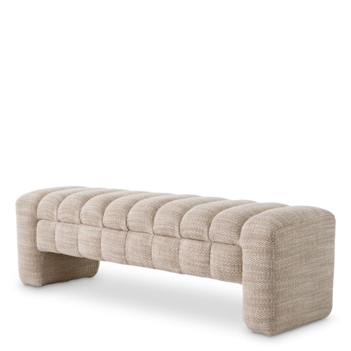 Banc en tissu sable | Eichholtz Taranto