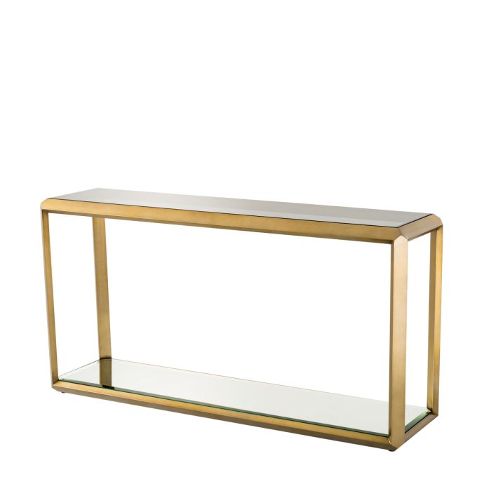 Console dorée en verre fumé | Eichholtz Callum