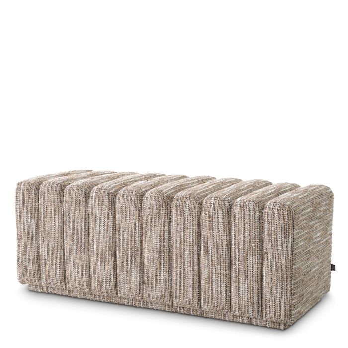 Banc en tissu Mademoiselle beige | Eichholtz Bente