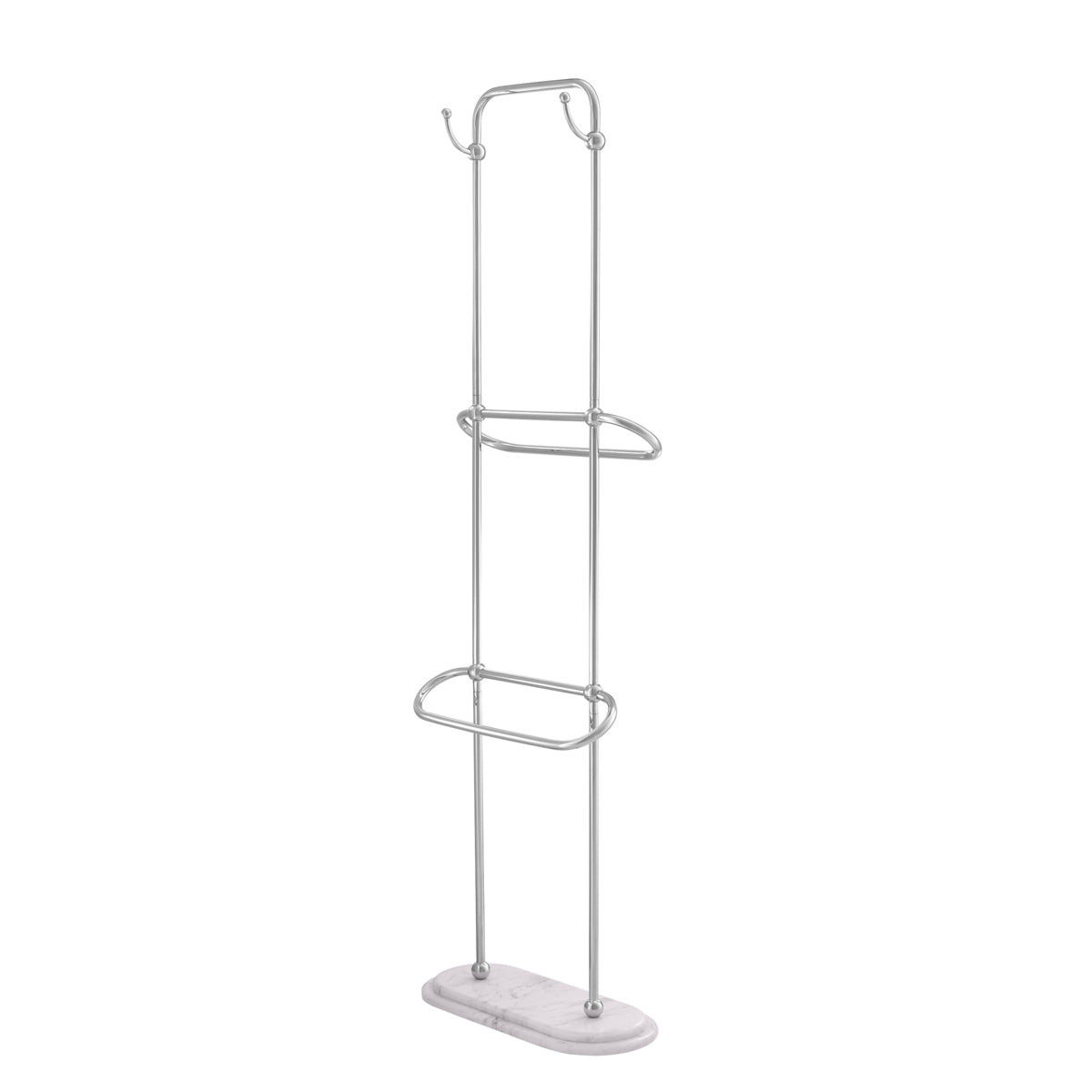 Porte-serviettes en marbre blanc poli | Eichholtz Lowell L - vue principale | REMO-HOME