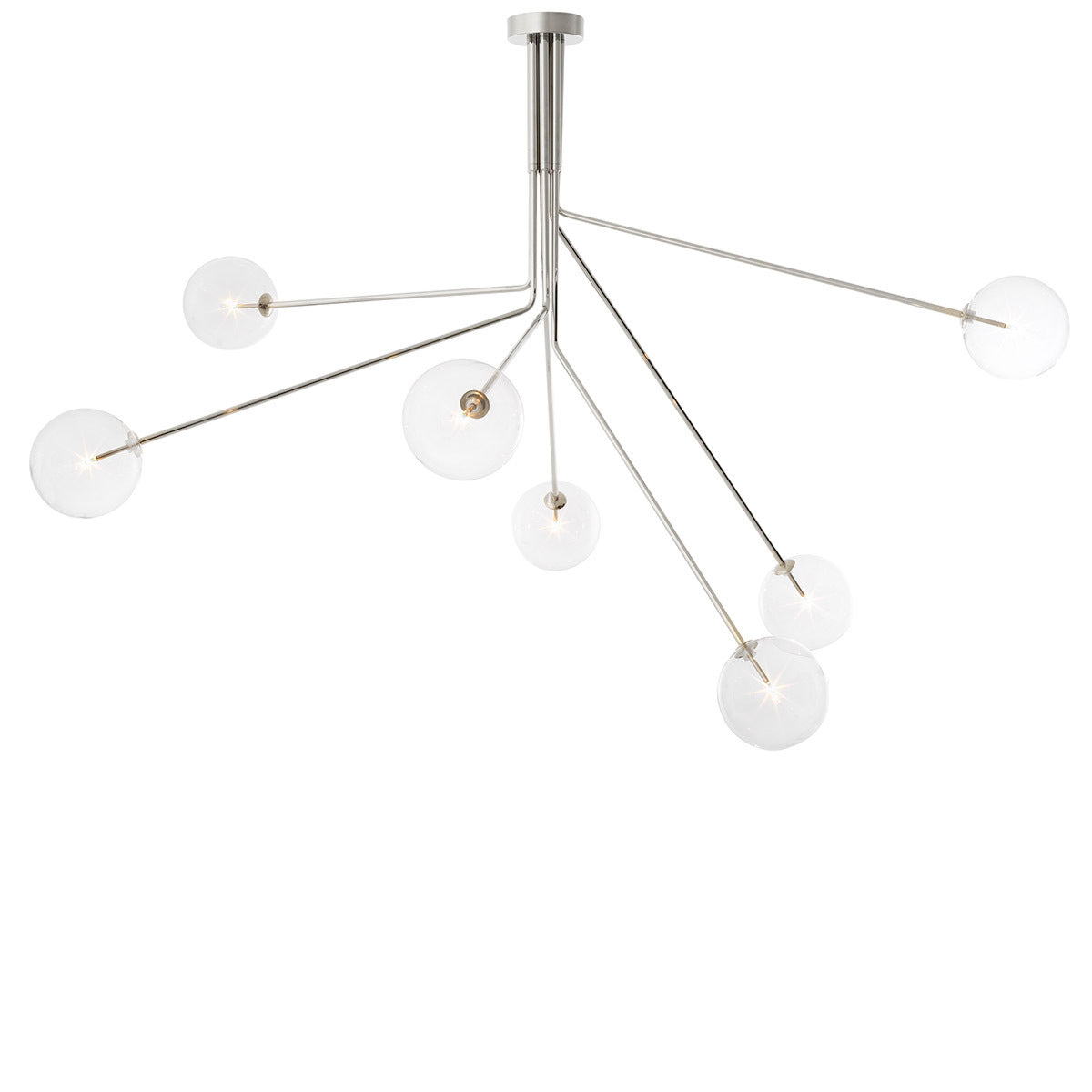 Chandelier en nickel | Eichholtz Topaz - vue principale | REMO-HOME
