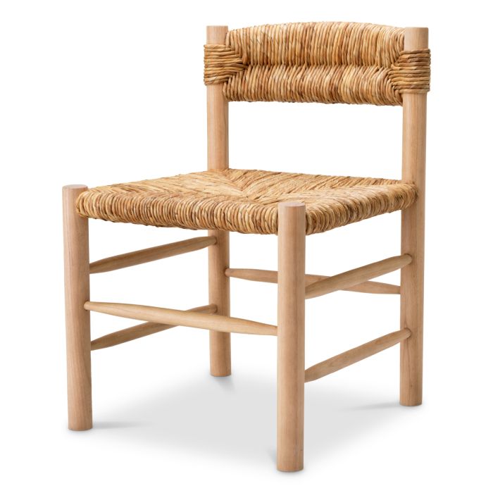 Chaise de salle à manger marron en rotin | Eichholtz Cosby