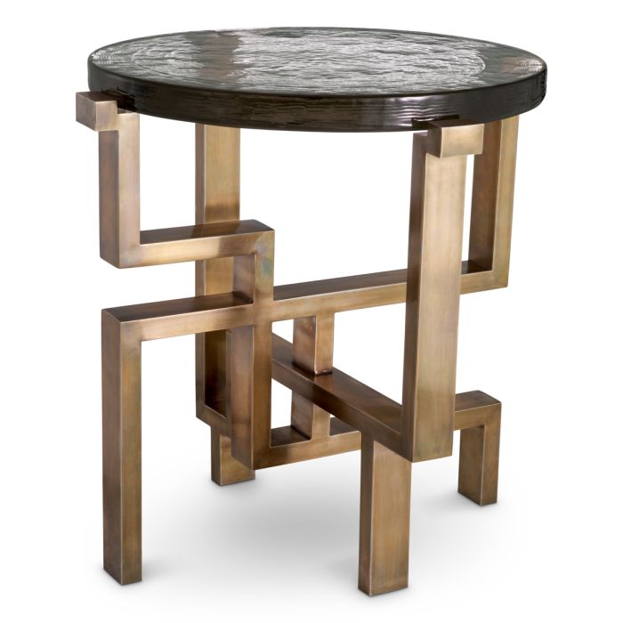 Table d'appoint dorée en verre soufflé | Eichholtz Gee
