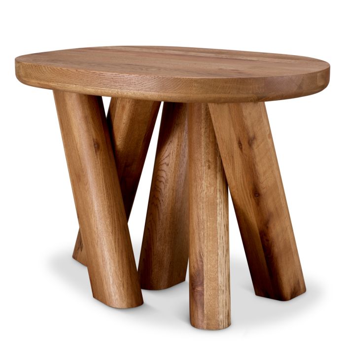 Table d'appoint en chêne marron | Eichholtz Bayshore