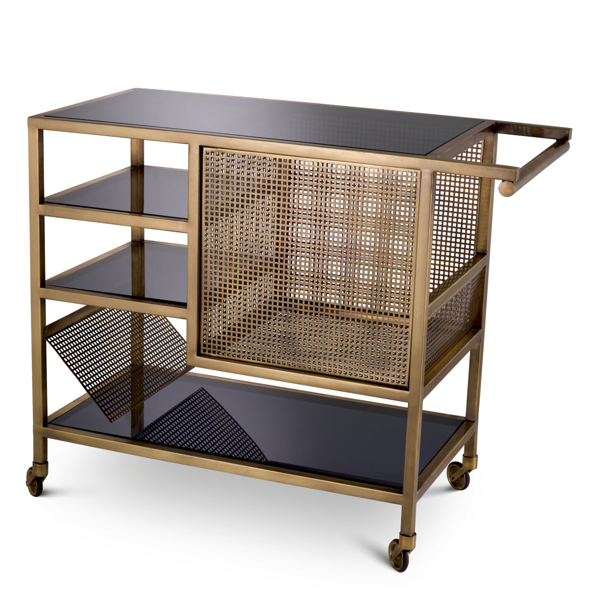 Chariot en laiton vintage | Eichholtz Sterling - vue principale | REMO-HOME