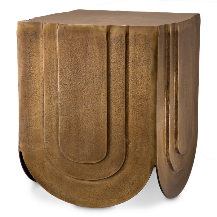 Table d'appoint en laiton doré | Eichholtz Gubbio