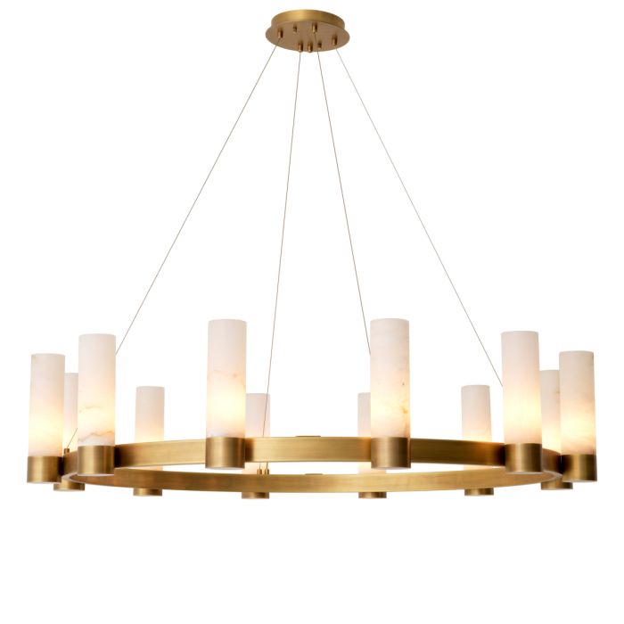 Lustre doré en albâtre | Eichholtz Castro