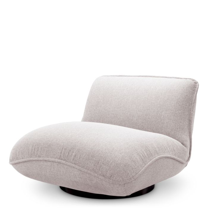 Fauteuil d'extérieur en tissu gris | Eichholtz Relax