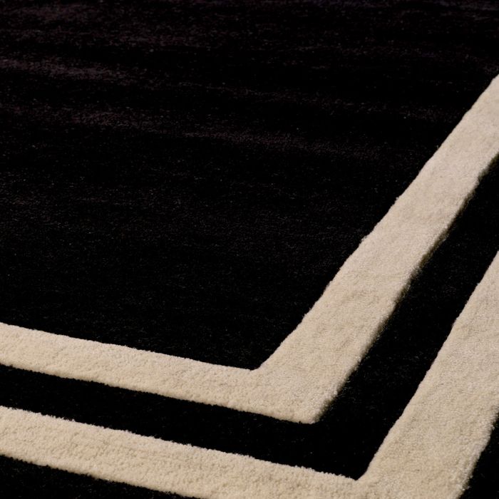 Tapis en laine noire 300 x 400 cm | Eichholtz Celeste