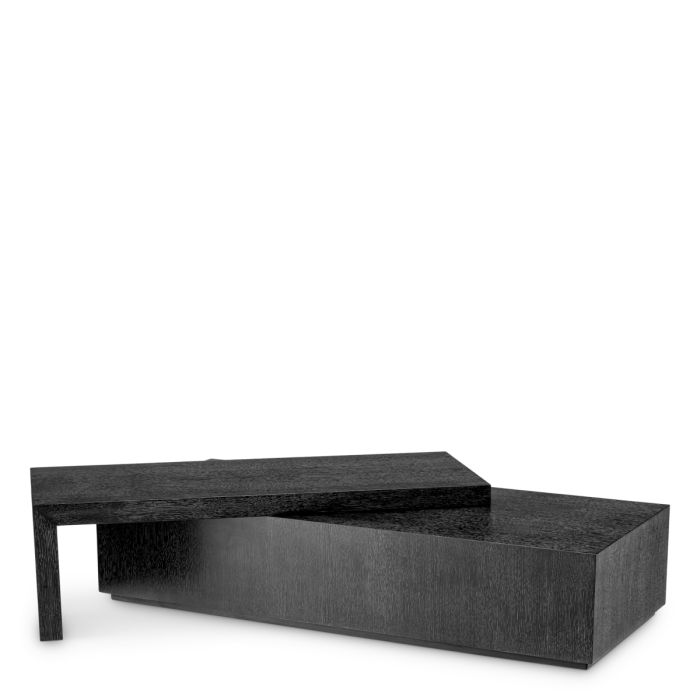 Table basse en chêne anthracite (lot de 2) | Eichholtz Salento